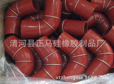 【供应90度汽车硅胶管 钢丝硅胶管 耐高温硅胶管 大口径硅胶管 彩色】价格,厂家,图片,橡胶管,清河县正马硅橡胶制品厂-